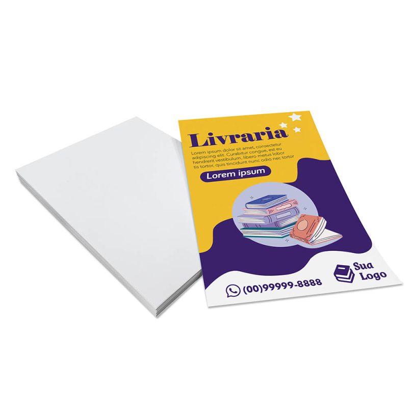 Panfletos, Flyers e Folhetos 4x0 cores - 90 Gramas - Sem Verniz - 10x14cm - Imagem 4