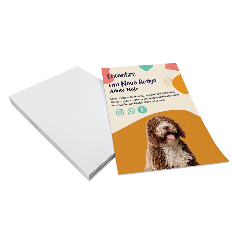 Panfletos, Flyers e Folhetos 4x0 cores - 90 Gramas - Sem Verniz - 10x14cm - Imagem 5