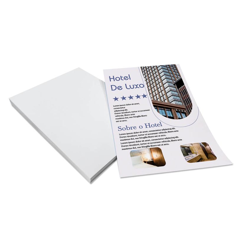 Panfletos, Flyers e Folhetos 4x0 cores - 90 Gramas - Sem Verniz - 10x14cm - Imagem 6