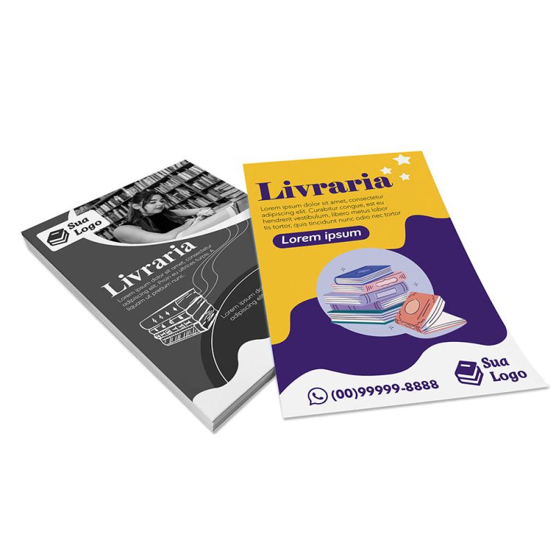 Panfletos, Flyers e Folhetos 4x1 cores - 90 Gramas - Sem Verniz - 10x14cm - Imagem 5