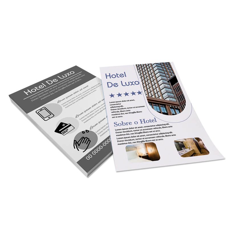 Panfletos, Flyers e Folhetos 4x1 cores - 90 Gramas - Sem Verniz - 10x14cm - Imagem 7