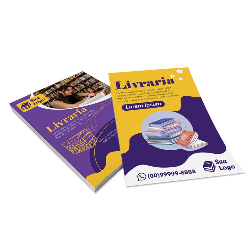 Panfletos, Flyers e Folhetos 4x4 cores - 90 Gramas - Sem Verniz - 10x14cm - Imagem 6
