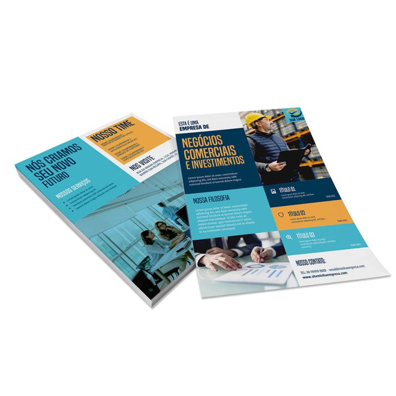 Panfletos, Flyers e Folhetos 4x4 cores - 90 Gramas - Sem Verniz - 10x14cm - Imagem 9