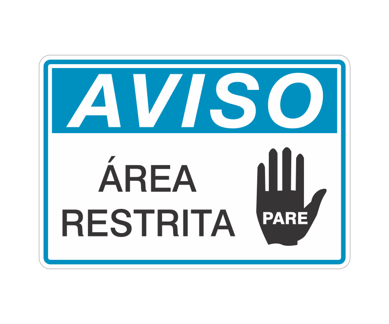 Placa de Aviso - Imagem 15