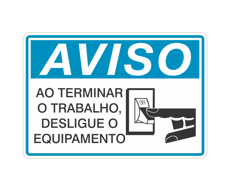 Placa de Aviso - Imagem 17