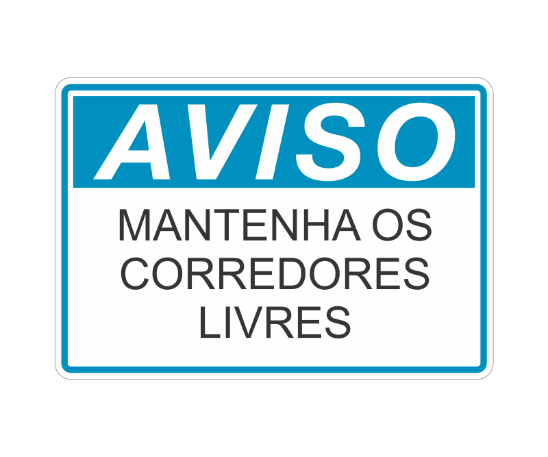 Placa de Aviso - Imagem 60