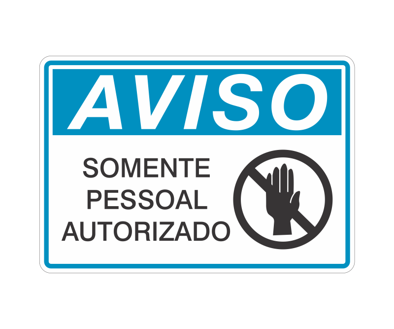 Placa de Aviso - Imagem 69