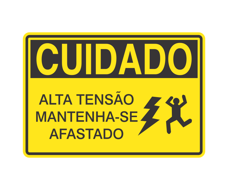 Placa de Cuidado - Imagem 17