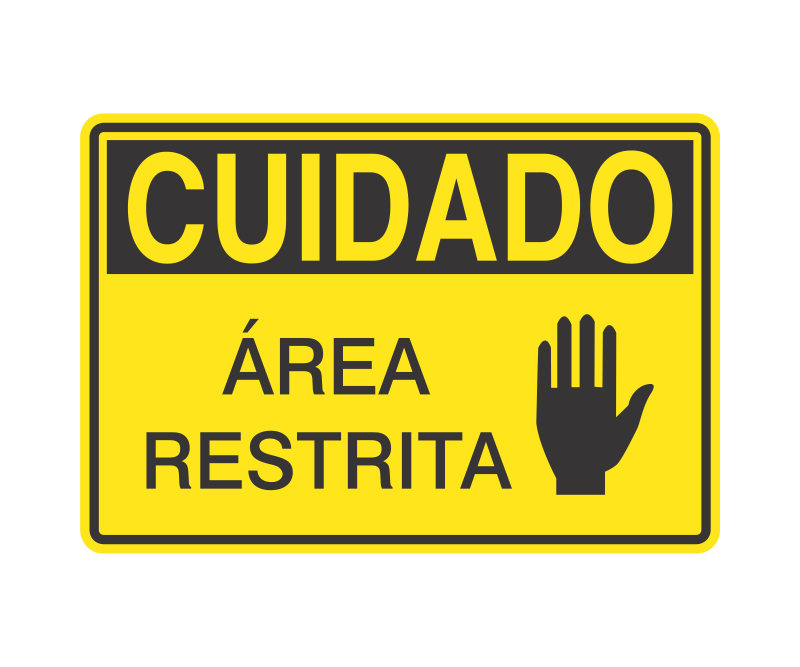 Placa de Cuidado - Imagem 21