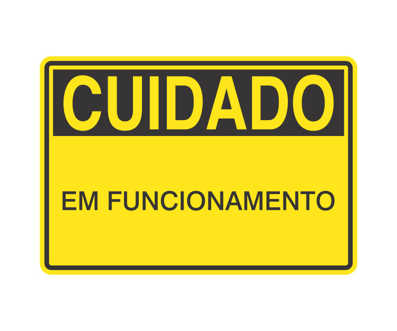 Placa de Cuidado - Imagem 35