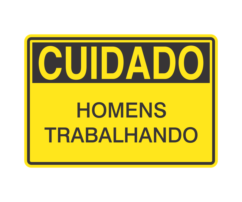 Placa de Cuidado - Imagem 46