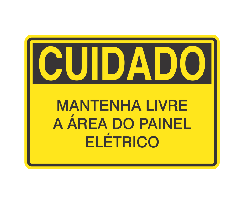 Placa de Cuidado - Imagem 57