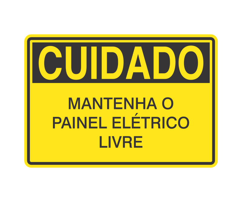 Placa de Cuidado - Imagem 58