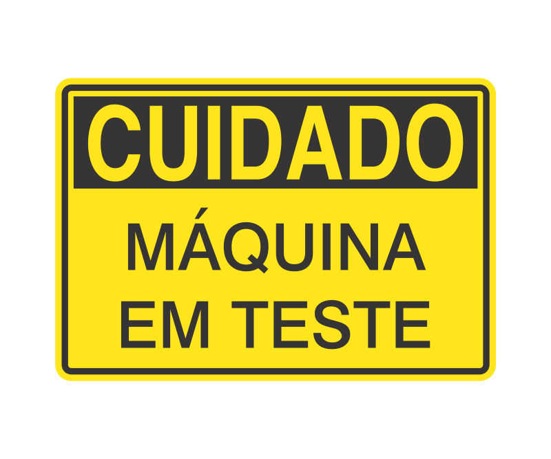 Placa de Cuidado - Imagem 63