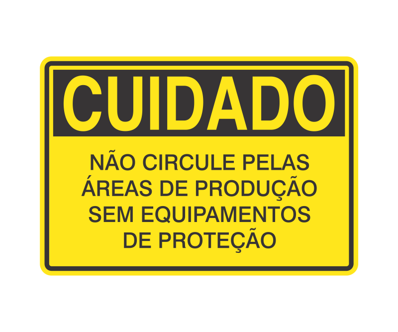 Placa de Cuidado - Imagem 65
