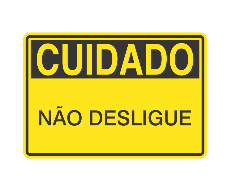 Placa de Cuidado - Imagem 67