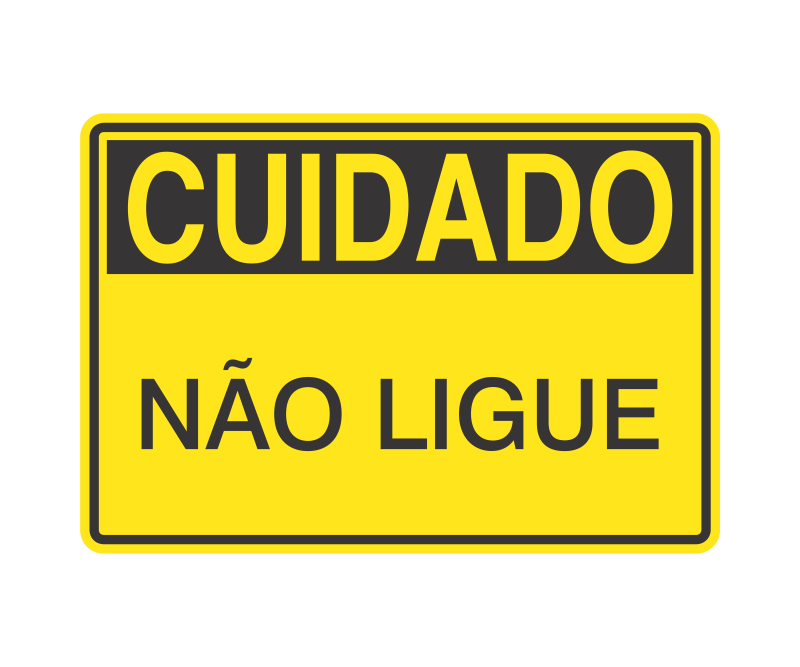 Placa de Cuidado - Imagem 72