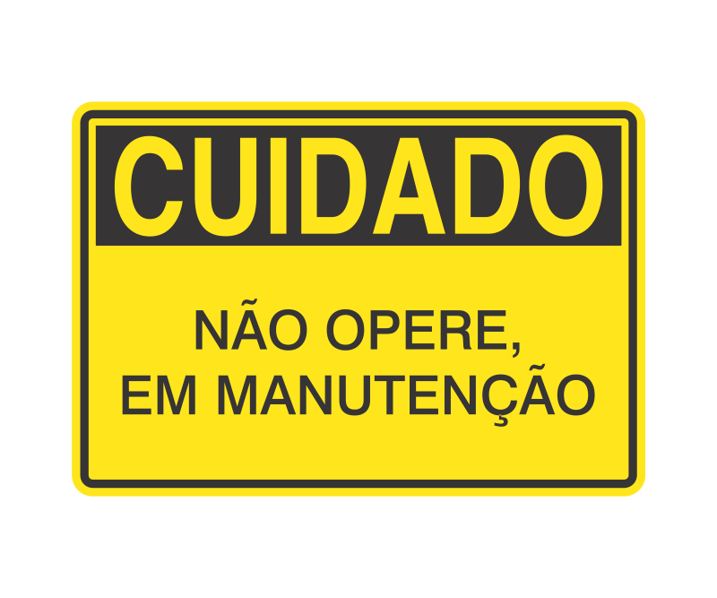 Placa de Cuidado - Imagem 73