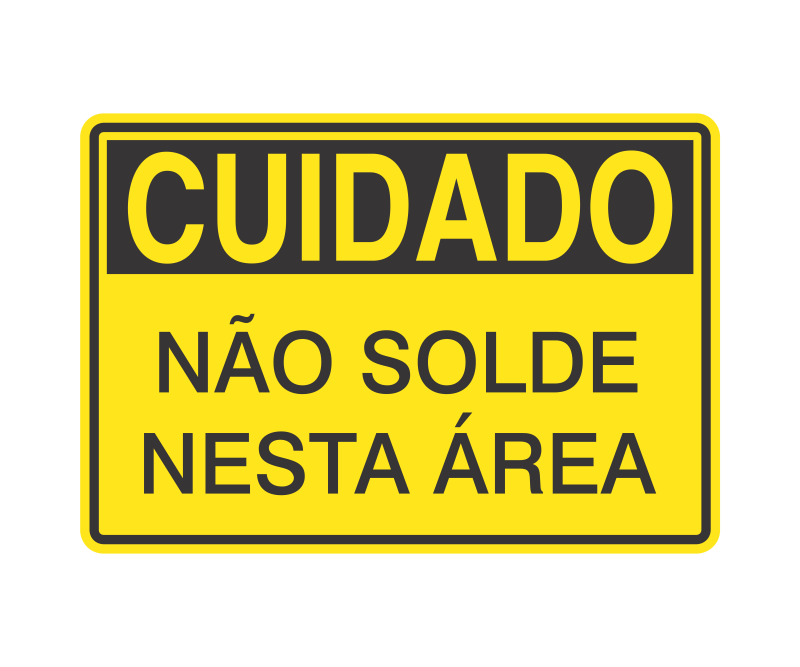 Placa de Cuidado - Imagem 75
