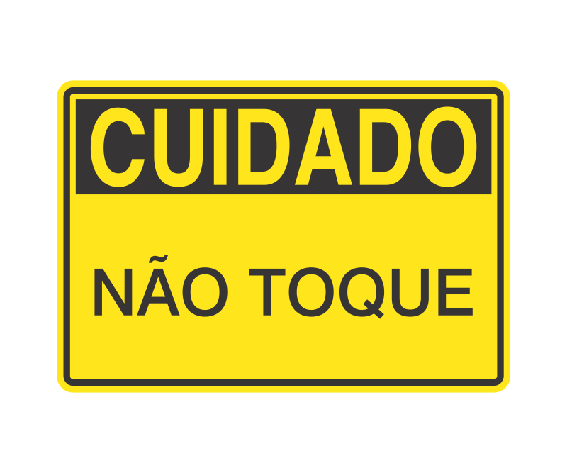 Placa de Cuidado - Imagem 76