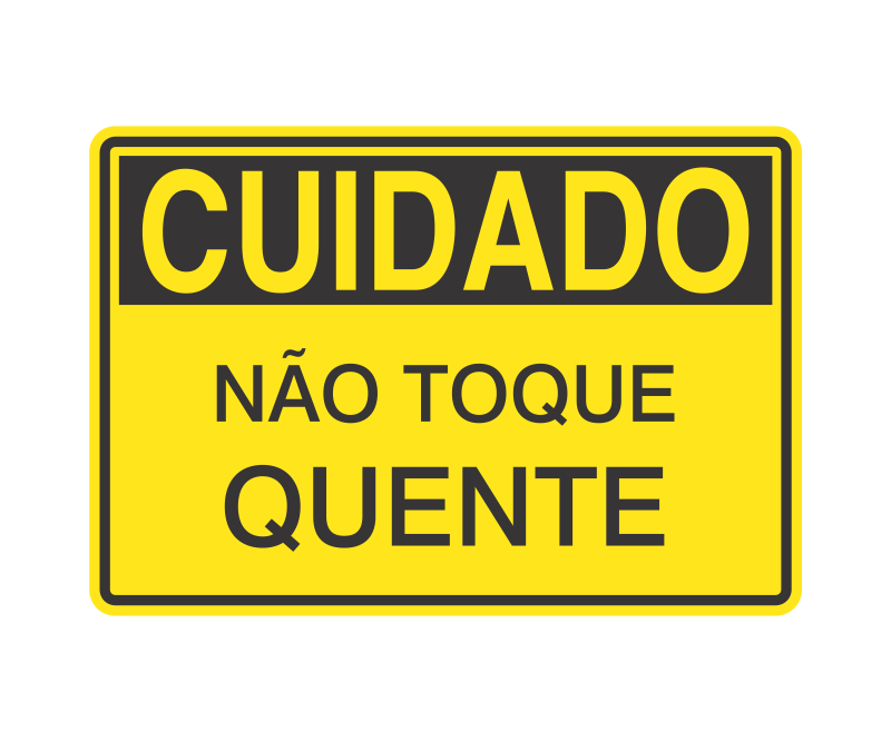 Placa de Cuidado - Imagem 77