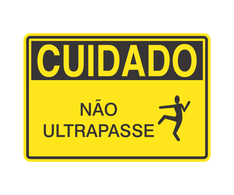 Placa de Cuidado - Imagem 78