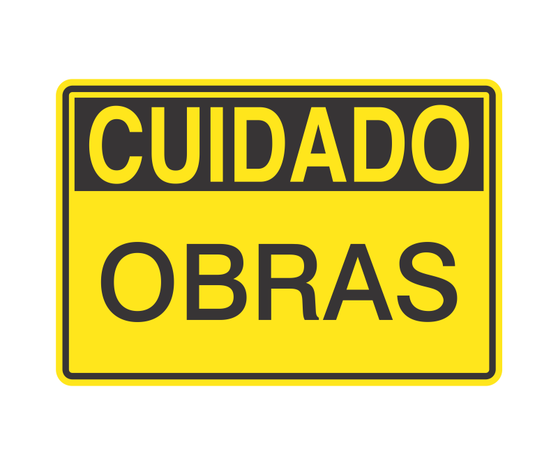 Placa de Cuidado - Imagem 81