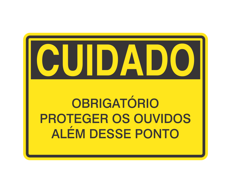 Placa de Cuidado - Imagem 82