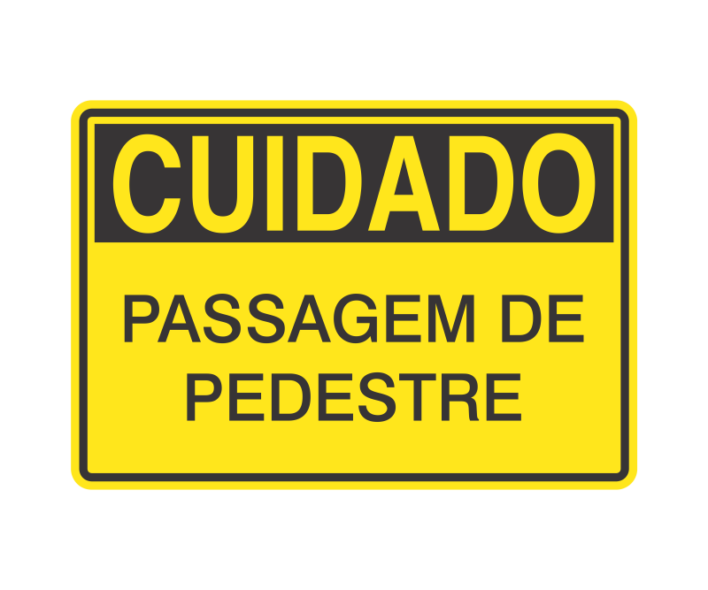 Placa de Cuidado - Imagem 91