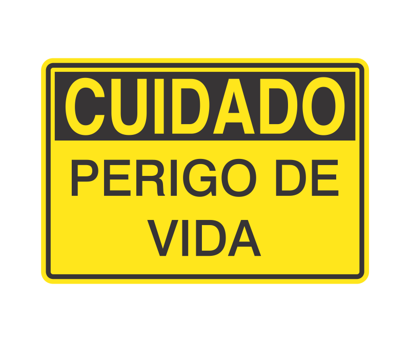 Placa de Cuidado - Imagem 93