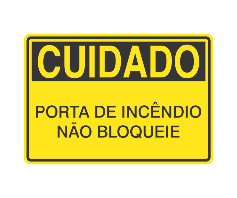Placa de Cuidado - Imagem 96