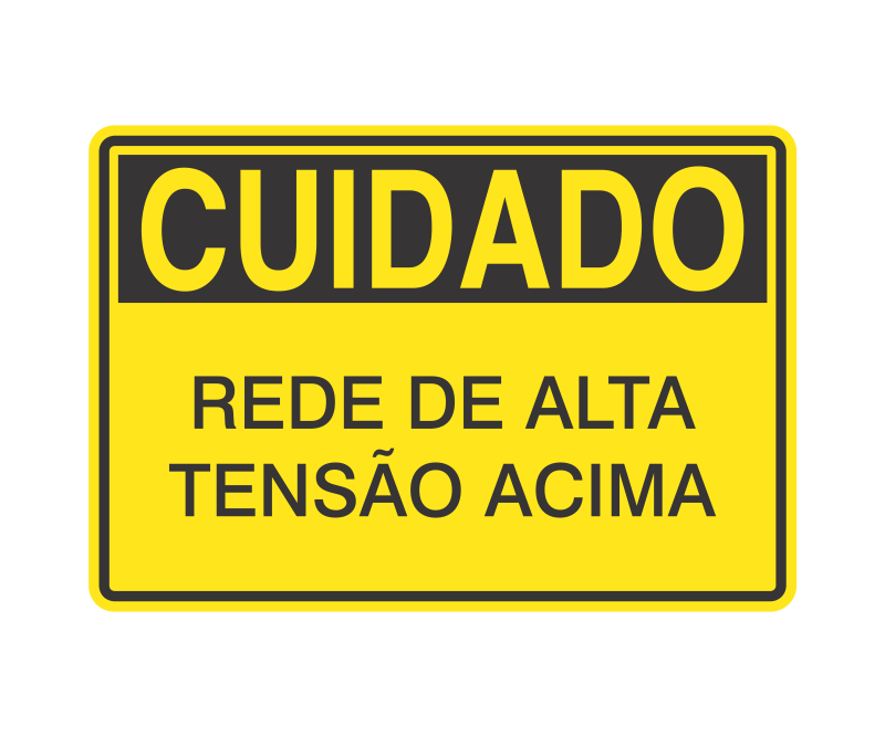 Placa de Cuidado - Imagem 105