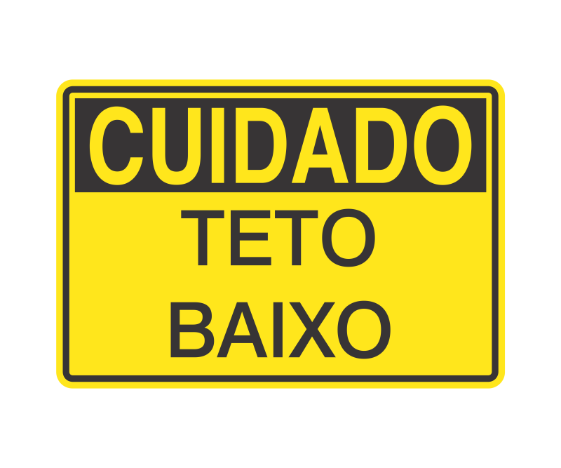 Placa de Cuidado - Imagem 110